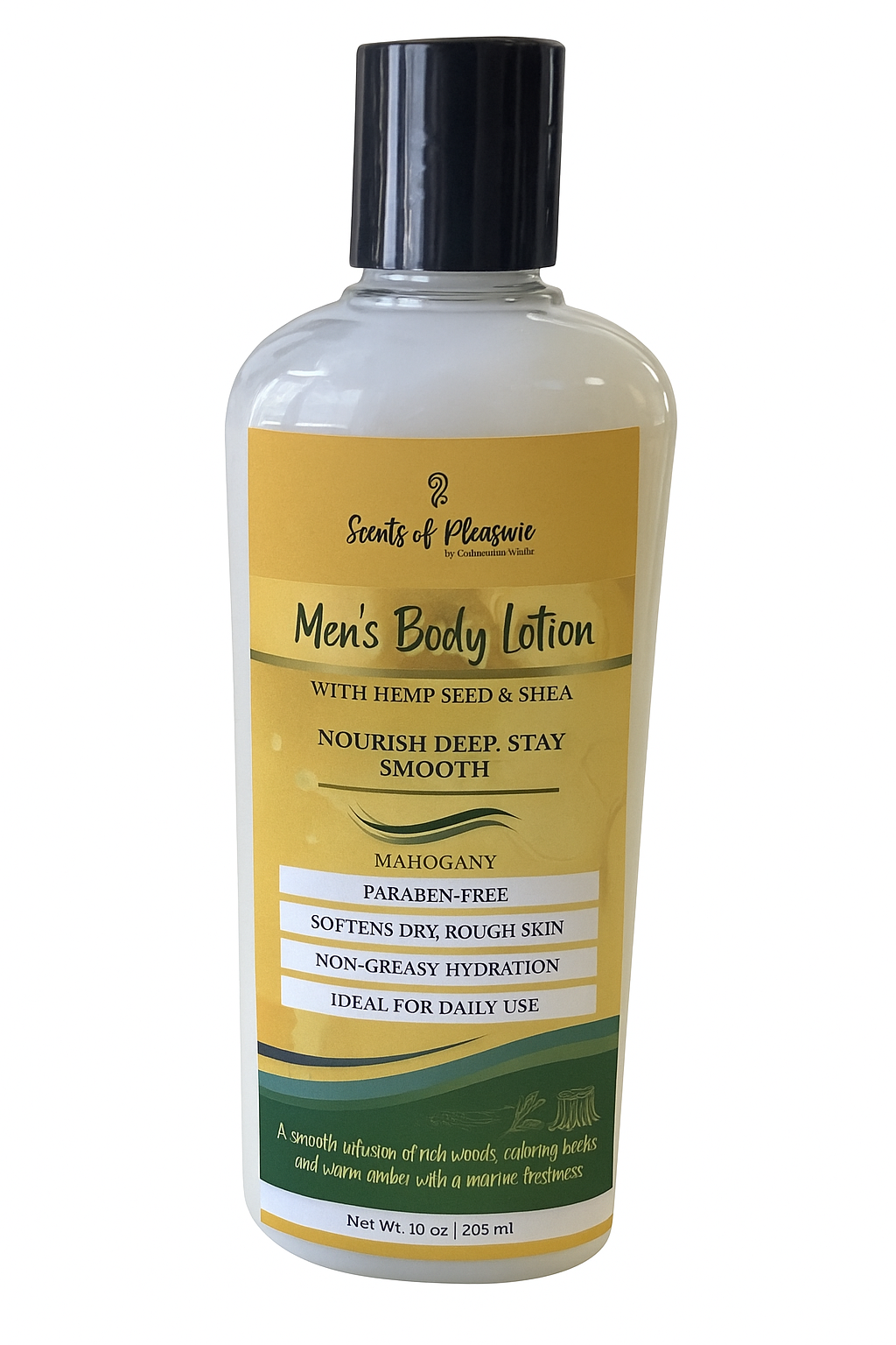 Men's Body Hydrating Lotion - Mahogany