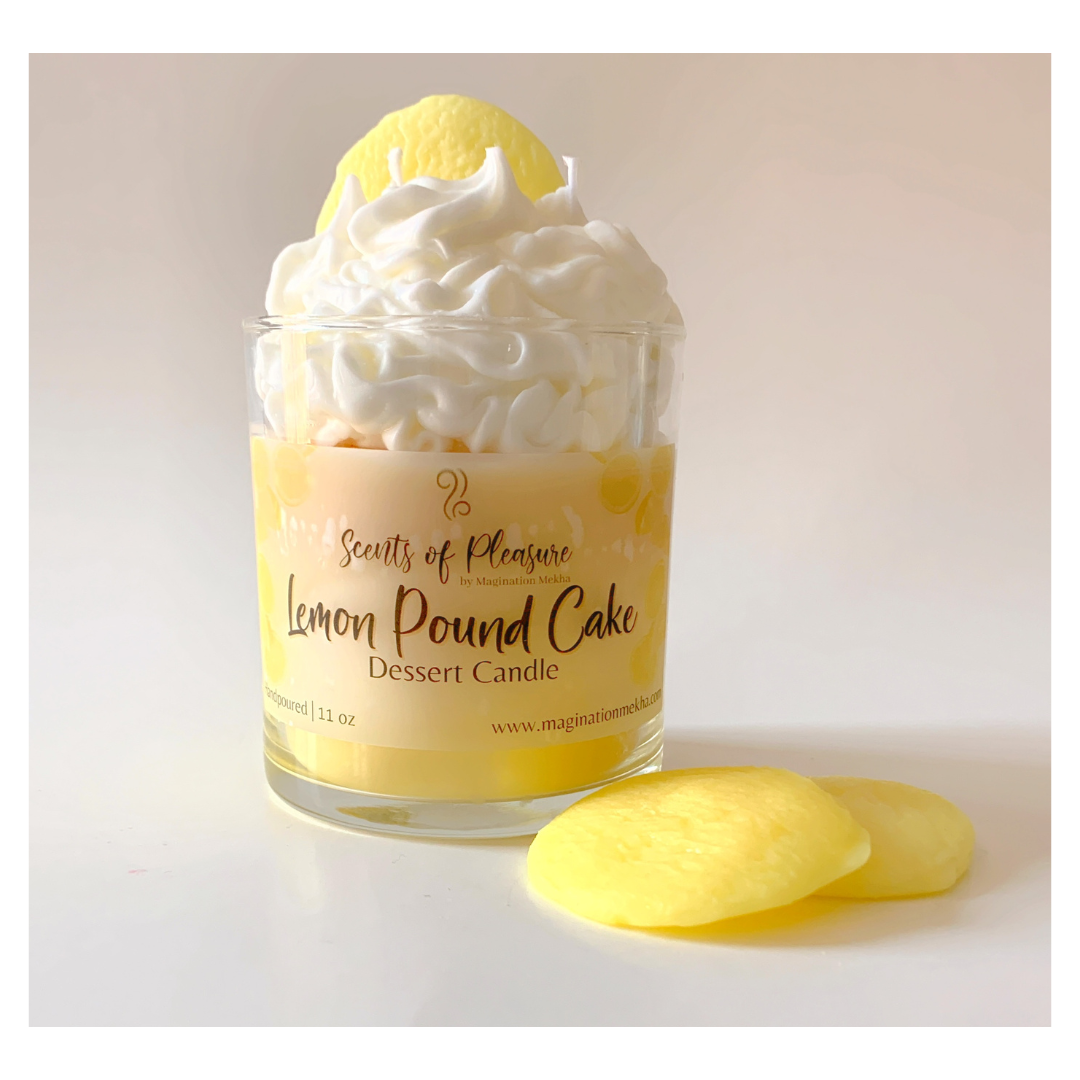 Lemon Pound Cake Dessert Candle