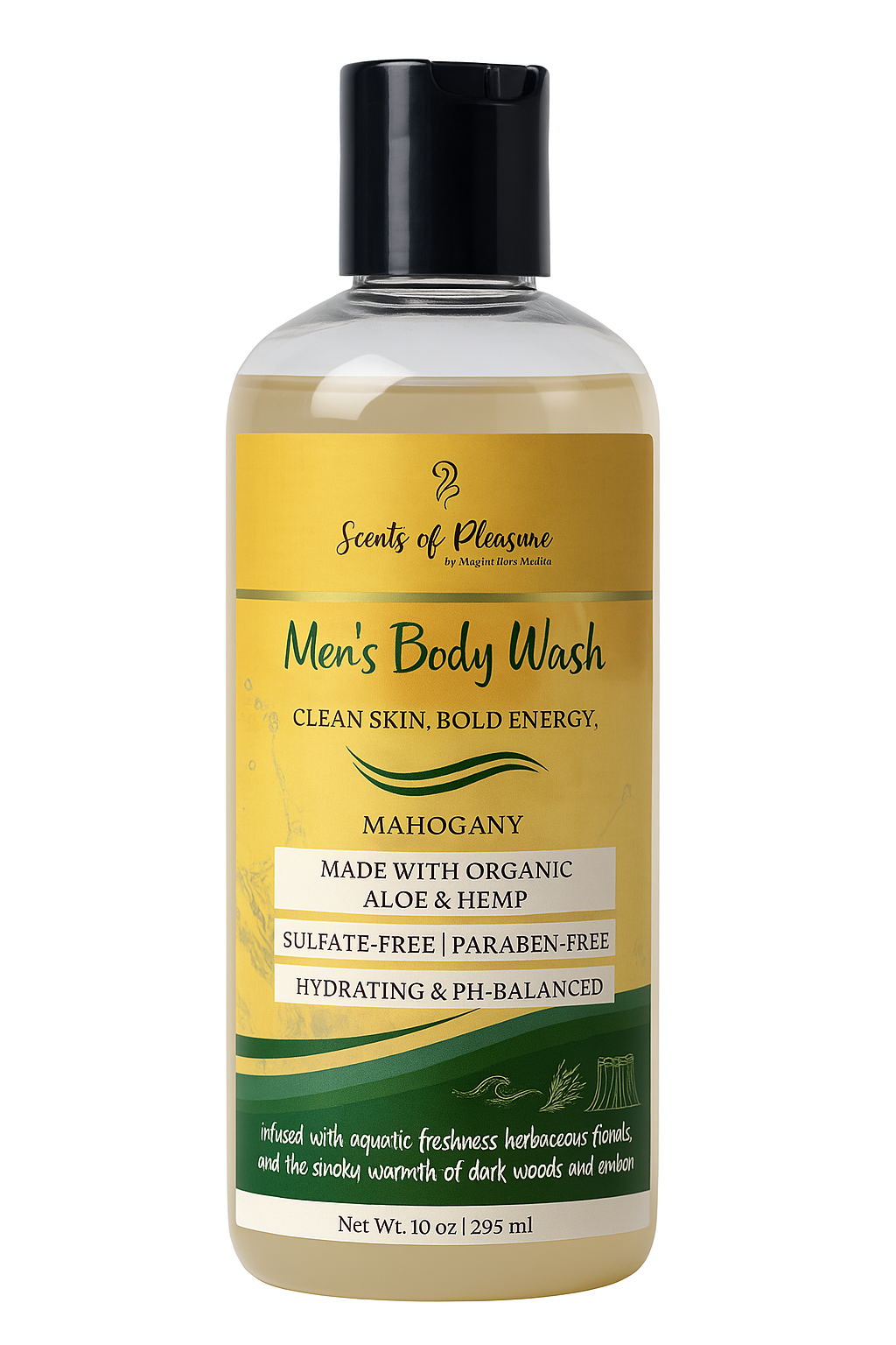 Men's Body Wash - Mahogany