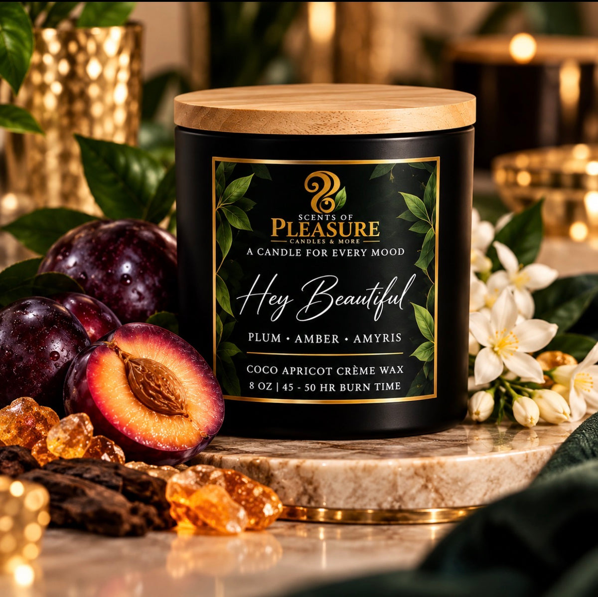 Hey Beautiful Candle